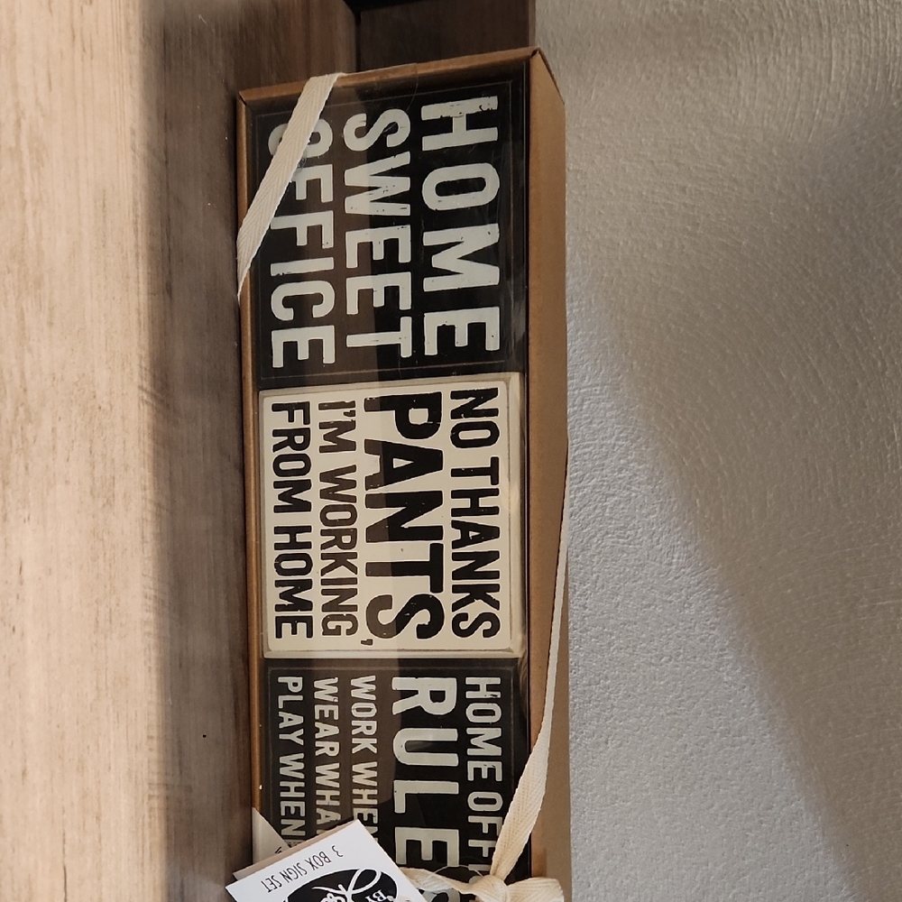 Home Office Decorative Sign